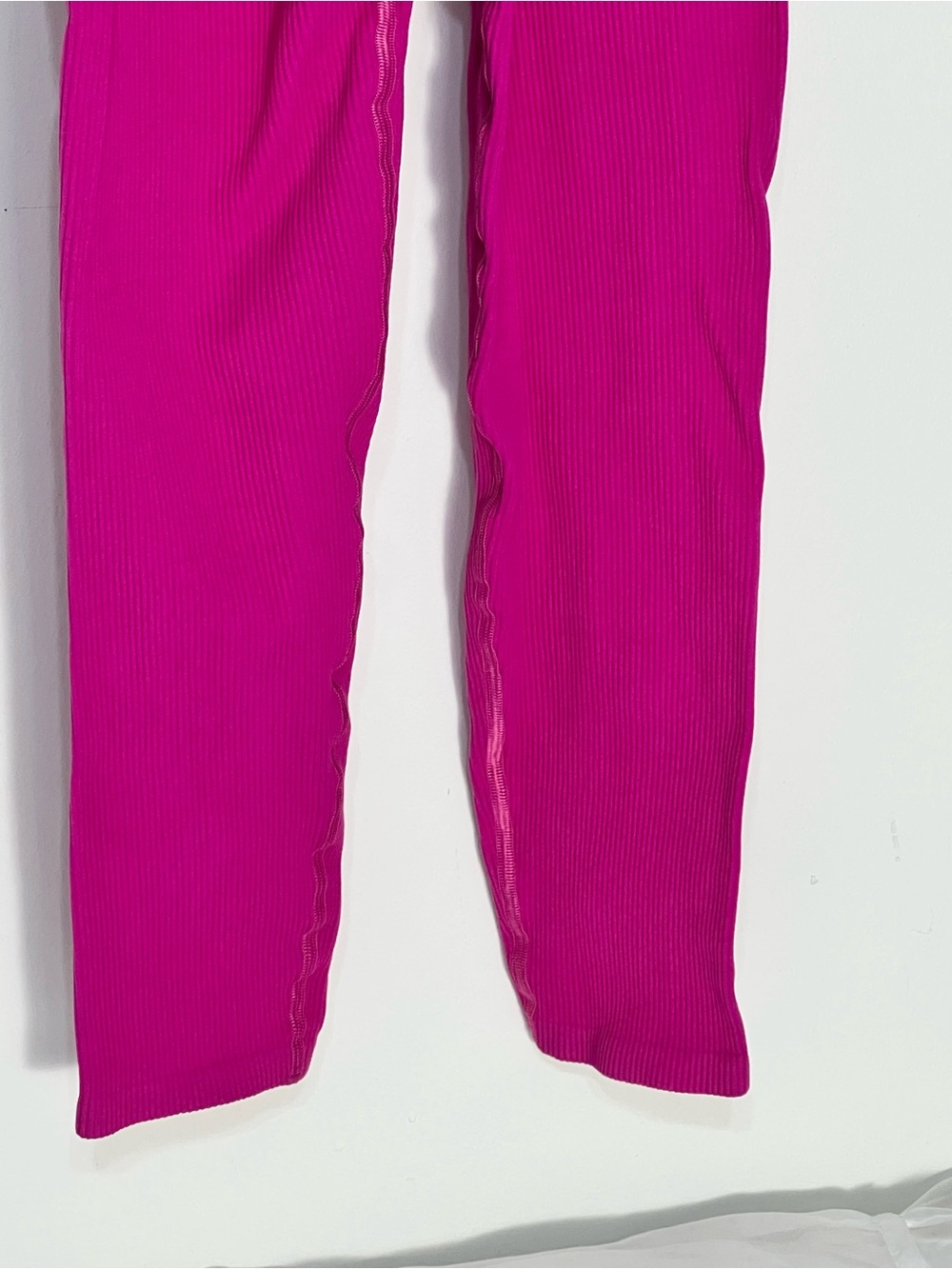 Free People NWT Women's Pink Ribbed Jumpsuit Free Throw Onesie Large - Picture 7 of 13